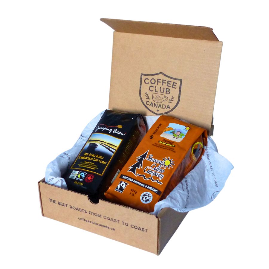 COFFEE CLUB CANADA two bags of coffee